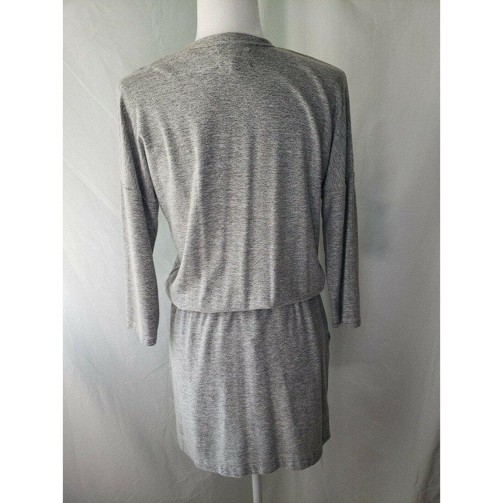 Lou & Grey Loft Womens Long Sleeve Romper Jumpsuit Size S Gray Short Set - Picture 4 of 7